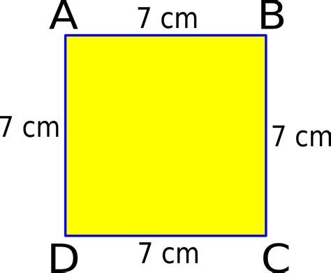 persegi dengan panjang sisi
